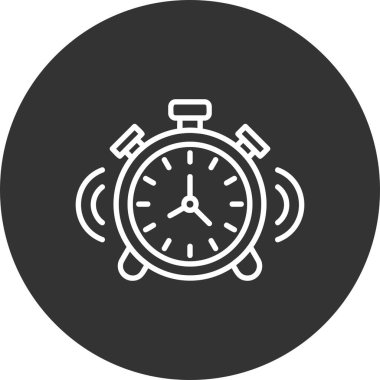 Alarm Clock Creative Icons Desig