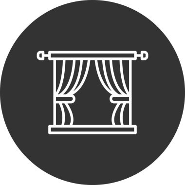 Curtain Creative Icons Desig