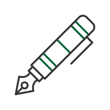 Fountain Pen Creative Icons Desig