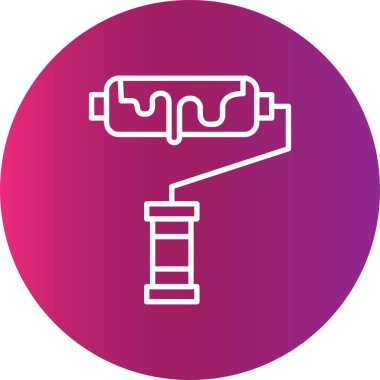 Paint Roller Creative Icons Desig