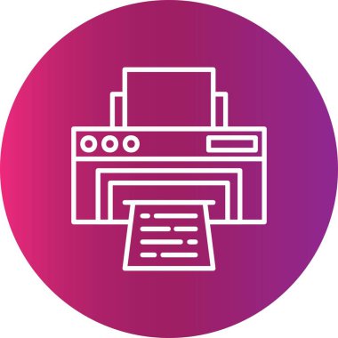 Yazıcı Yaratıcı Simgeler Tasarımı