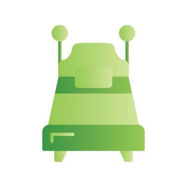 Single Bed Creative Icons Desig