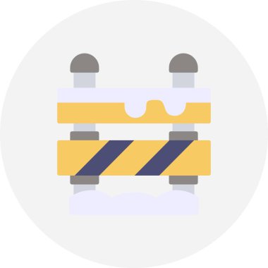 Road Block Creative Icons Design