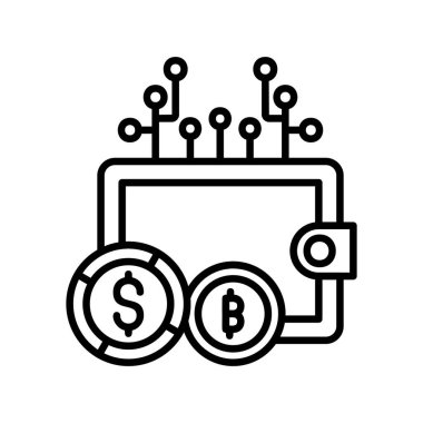 Cryptowallet Creative Icons Desig