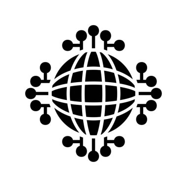 Global Network Creative Icons Desig