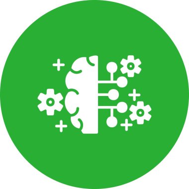 Artificial Intelligence Creative Icons Desig