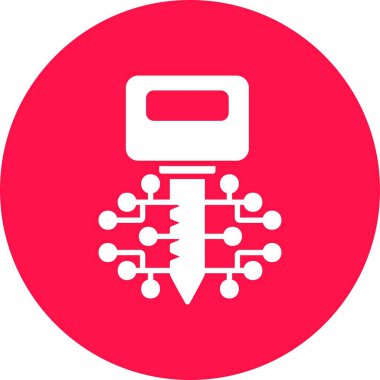 Digital Key Creative Icons Desig