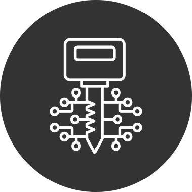 Digital Key Creative Icons Desig