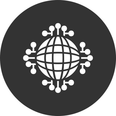 Global Network Creative Icons Desig