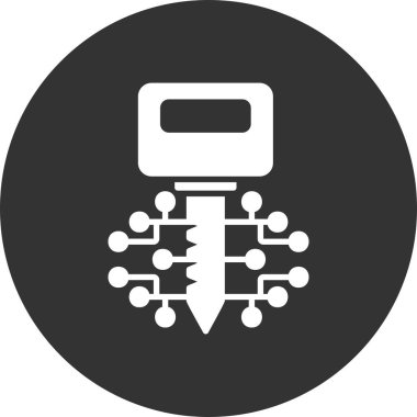 Digital Key Creative Icons Desig