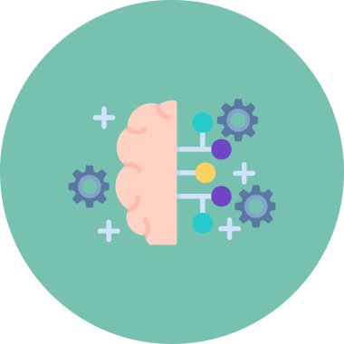 Artificial Intelligence Creative Icons Desig