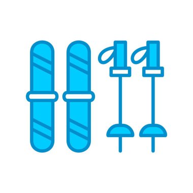 Ski Equipment Creative Icons Desig