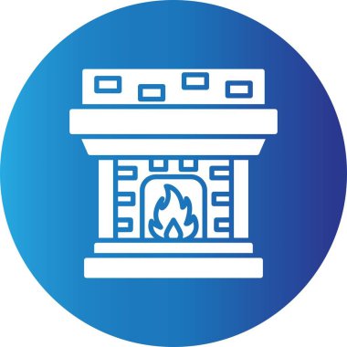 Fireplace Creative Icons Desig