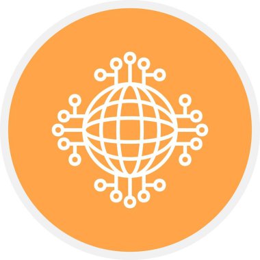 Global Network Creative Icons Desig