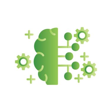 Artificial Intelligence Creative Icons Desig