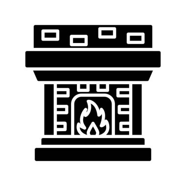 Fireplace Creative Icons Desig