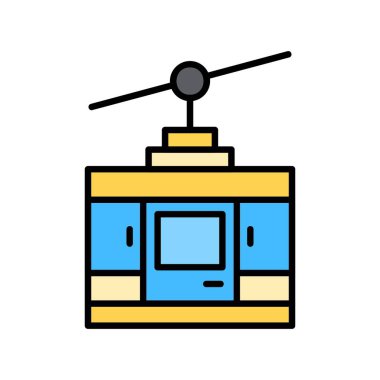Cable Car Creative Icons Desig