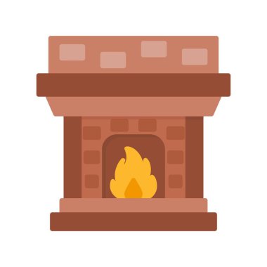 Fireplace Creative Icons Desig