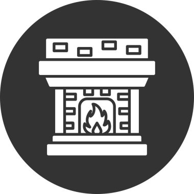 Fireplace Creative Icons Desig