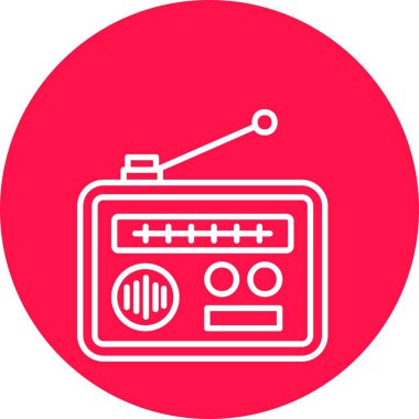  Radio Creative Icons Desig