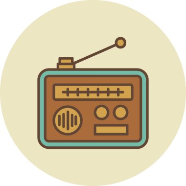  Radio Creative Icons Desig
