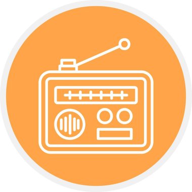  Radio Creative Icons Desig