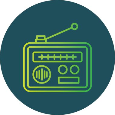  Radio Creative Icons Desig