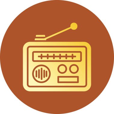  Radio Creative Icons Desig