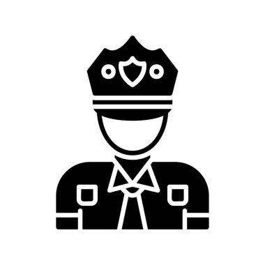 Police Man Creative Icons Desig