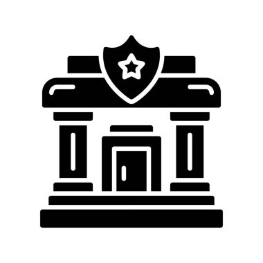 Police Station Creative Icons Desig