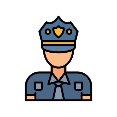  Police Man Creative Icons Desig