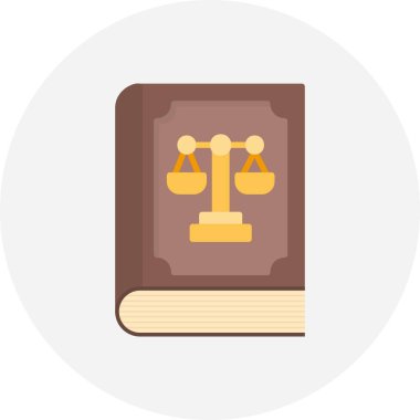 Law Book Creative Icons Desig