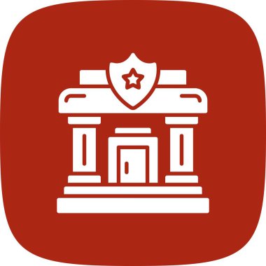 Police Station Creative Icons Desig