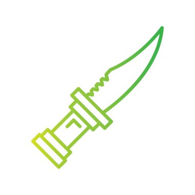 Police Knife Creative Icons Desig