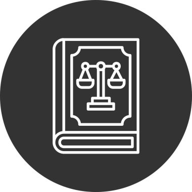 Law Book Creative Icons Desig