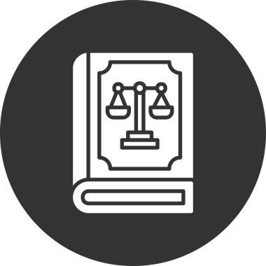 Law Book Creative Icons Desig