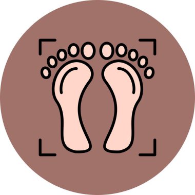 Foot Print Creative Icons Desig