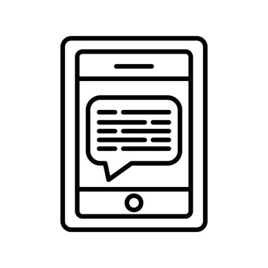 Message On Phone Creative Icons Design