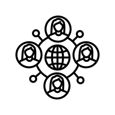 Global Network Creative Creative Icons Design Design