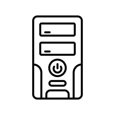 Pc Tower Creative Icons Design