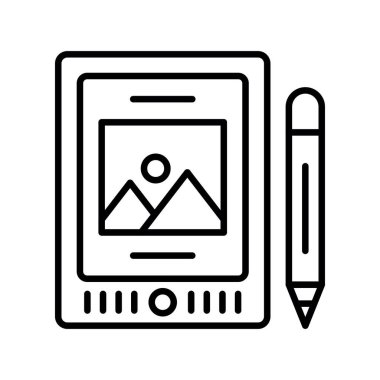 Pen Tablet Creative Icons Design