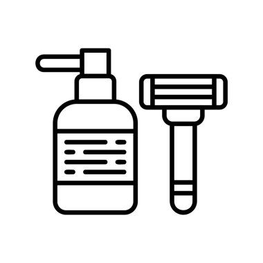 Shaving Creative Icons Design
