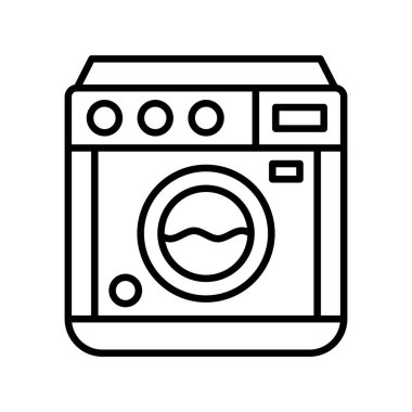 Washing Machine Creative Icons Design