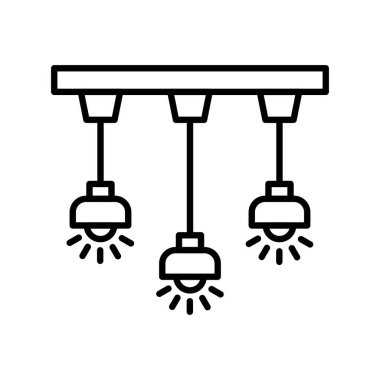 Ceiling Light Creative Icons Design