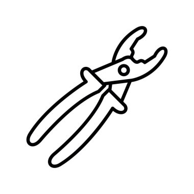 Needle Nose Pliers Creative Icons Design