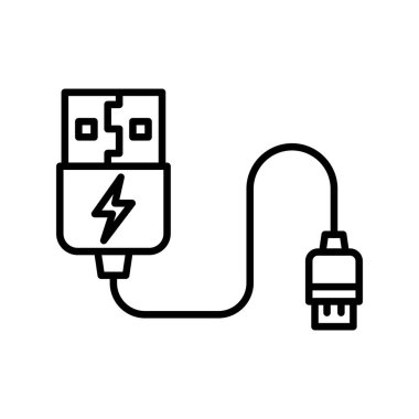 Usb Cable Creative Icons Design