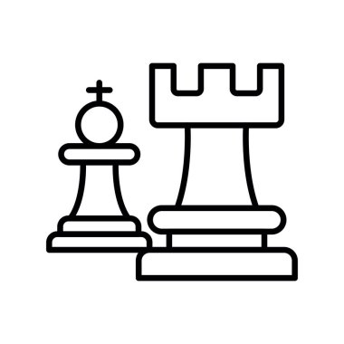 Chess Piece Creative Icons Design