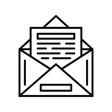 Open Emai Creative Icons Design