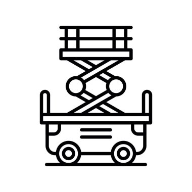 Scissor Lift Creative Icons Design