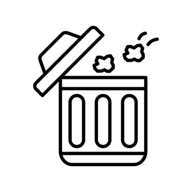Throwing Trash Creative Icons Design